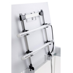 Opti Set 130 akvariumas stačiakampis, baltas, 61x41x56 cm, 130 l - nuotrauka 5