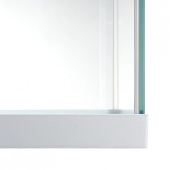 Opti Set 130 akvariumas stačiakampis, baltas, 61x41x56 cm, 130 l