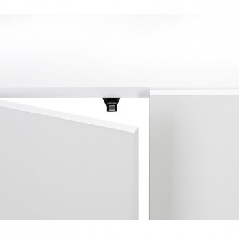 Opti Set 130 spintelė  stačiakampė, balta, 61x41x80 cm