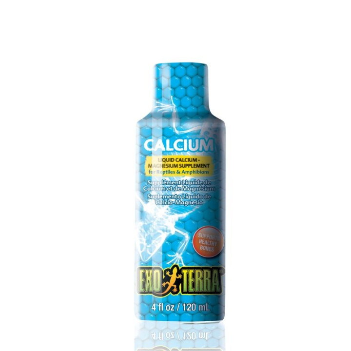 Pašaro papildas ropliams Exoterra Liquid Calcium, 120 ml
