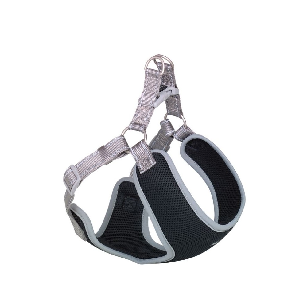 Petnešos Black Mesh Reflect 41-46 cm + 42 cm, pilkos