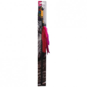Žaislas katėms meškerė su plunksna Magic Cat, 45 cm