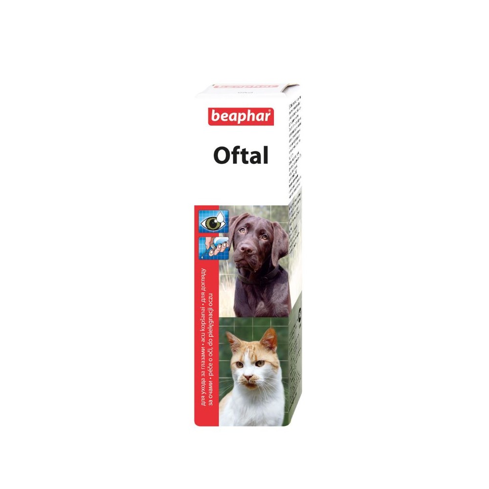 Beaphar Oftal, akims valyti, 50 ml