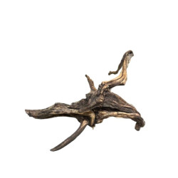 Dekoracija akvariumui šaka Black Slim Wood M (28-42 cm) - nuotrauka 5