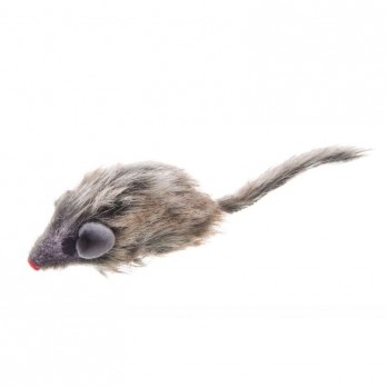 Žaislas katėms pliušinė pelytė, 19 cm
