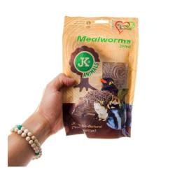 Džiovintos milčių lervos, 500 ml (80 g) - nuotrauka 3