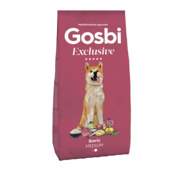 Gosbi Exclusive Iberic Medium visavertis pašaras suaugusiems vidutinių veislių šunims 12 kg