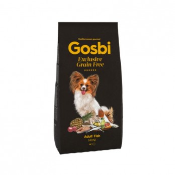 Gosbi Exclusive Grain Free Adult Fish Mini visavertis begrūdis pašaras suaugusiems mažų veislių šunims 2 kg