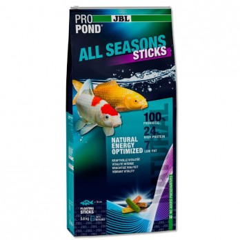 ProPond All Seasons Sticks visavertis pašaras tvenkinių žuvims, M, 5,8 kg, 32 l