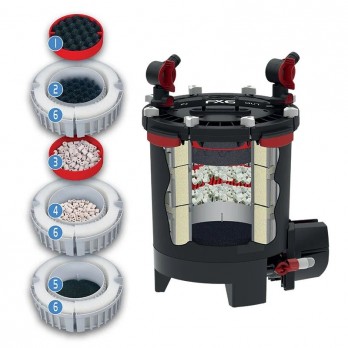 Išorinis filtras Fluval FX6, 3500 l/h, akvariumams iki 1500 l, 41 W