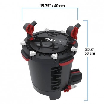 Išorinis filtras Fluval FX6, 3500 l/h, akvariumams iki 1500 l, 41 W