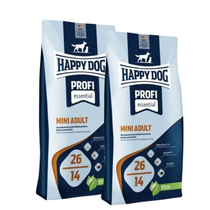 Šunų maistas su paukštiena Happy Dog Profi-Line Mini Adult, 2x18 kg