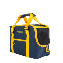 Nešioklė Tote Travel Tails, mėlyna/garstyčių spalva, 45x21x30 cm - nuotrauka 1