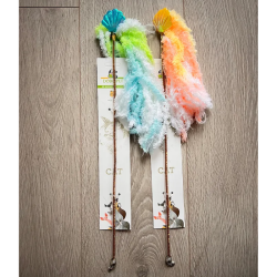 Žaislas katėms meškerė, 44 cm