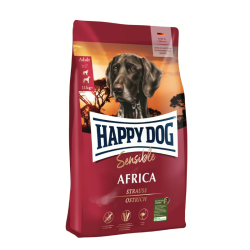 Happy Dog Africa visavertis pašaras suaugsiems šunims su strutiena, 11 kg - nuotrauka 1