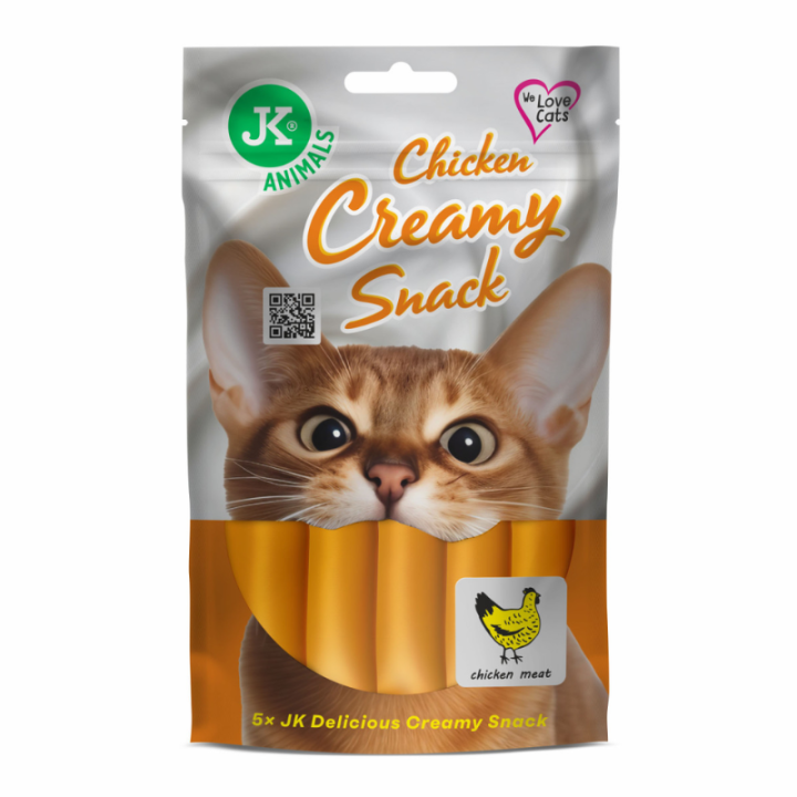 Kreminis skanėstas katėms vištienos skonio, 5x15 g | Akvazoo.lt