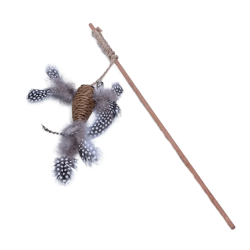 Quapas! Žaislas katėms meškerė, 40 cm - nuotrauka 2