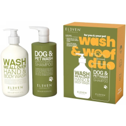 Gyvūnų priežiūros priemonių rinkinys ELEVEN Australia Wash & Woof Duo - nuotrauka 1