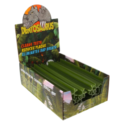 Skanėstas šunims dinozauras su chlorofilu Mr. Dental Dentosaurus, 21 cm (20 vnt.) - nuotrauka 1