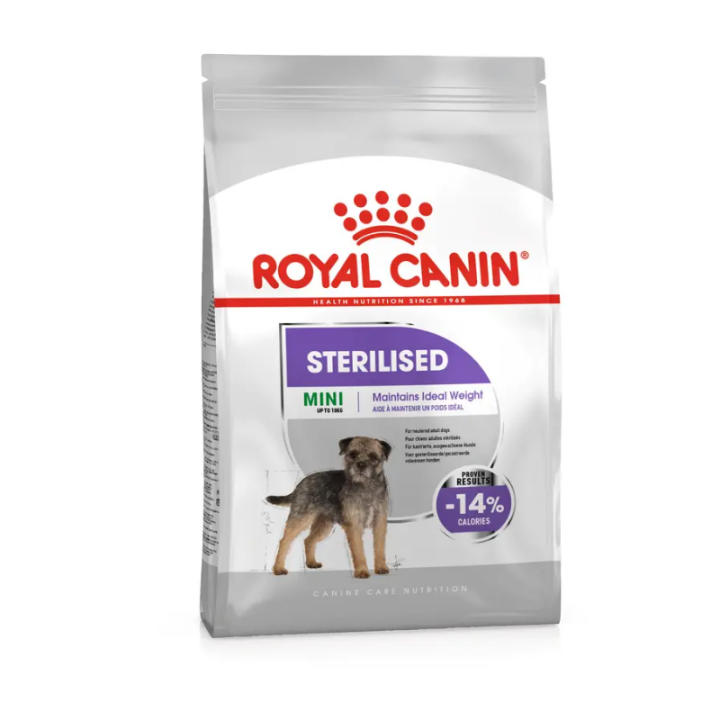 Royal Canin CCN Dog Sterilised Mini Adult maistas suaugusiems, sterilizuotiems mažų veislių šunims 8 kg