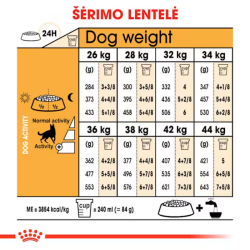 Royal Canin BHN Dog German Shepherd Adult maistas suaugusiems Vokiečių aviganių veislės šunims 11 kg - nuotrauka 3