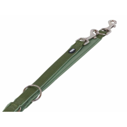 Pavadėlis Classic Preno 200 cm, 15/20 mm, tamsiai žalias - nuotrauka 1