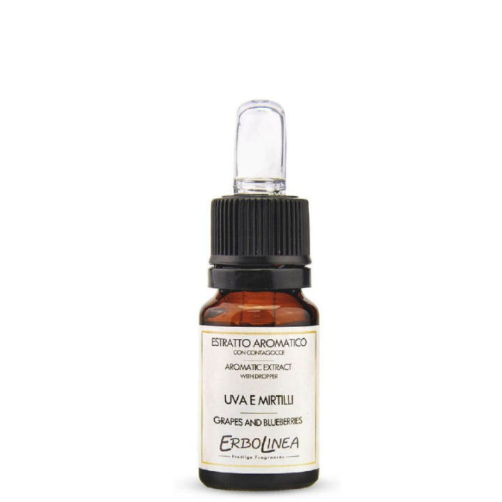 Kvapo namams ekstraktas Erbolinea Uva E Mirtili, 10 ml