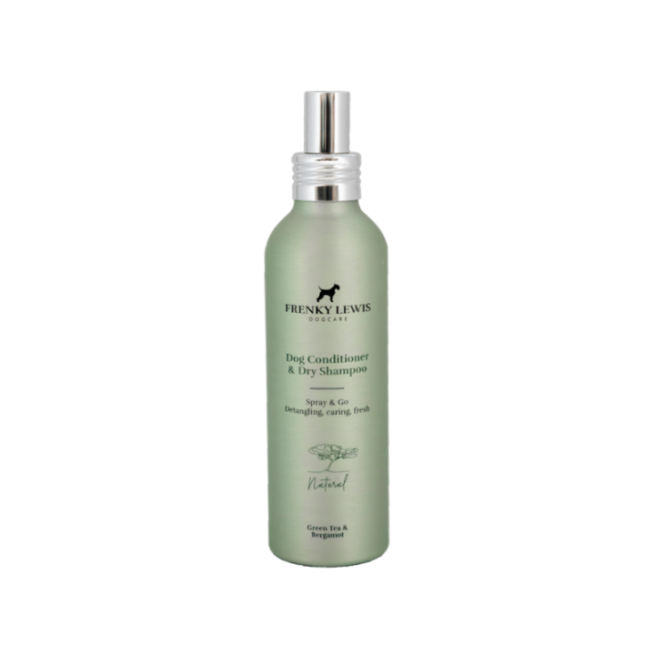 Sausas šampūnas - kondicionierius šunims Frenky Lewis Green Tea, Bergamot, 150 ml