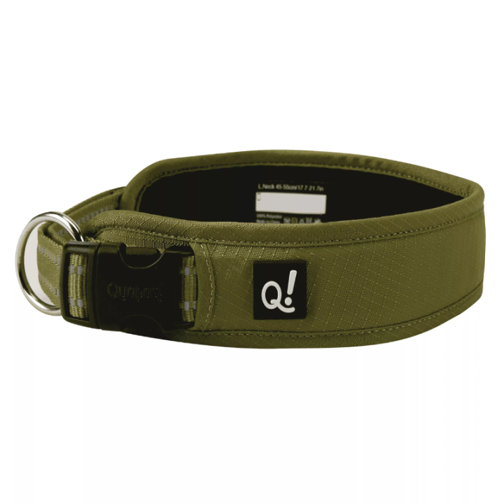 Quapas! Antkaklis Ultra comfort, M, 20 mm x 35-45 cm, žalias
