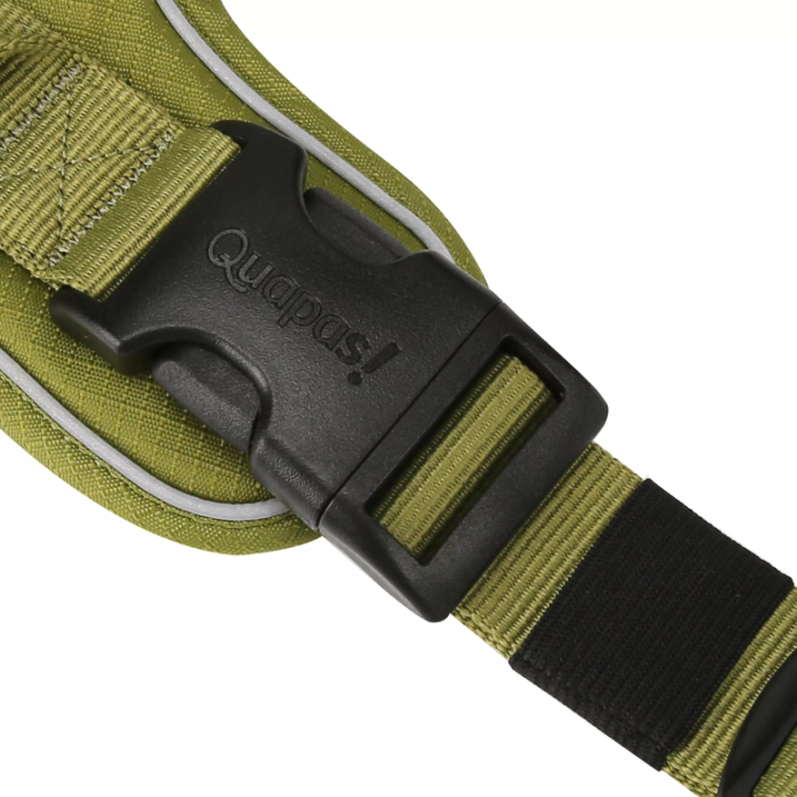 Quapas! Petnešos Ultra, M, kaklas 43-60 cm, krūtinė 58-90 cm, žalios | Akvazoo.lt