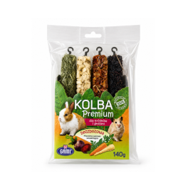 Skanėstas graužikams Premium kolbos su daržovėmis begrūdės, 4 vnt., 140 g