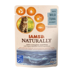 IAMS guliašas suaugusioms katėms su laukiniais tunais, 85 g - nuotrauka 1