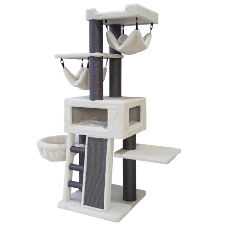 Draskyklė katėms Raku, 60x60x176 cm