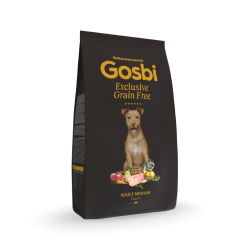 Gosbi begrūdis sausas maistas suaugusiems vidutinių veislių šunims Exclusive Grain Free Adult Duck Medium, 12 kg - nuotrauka 1
