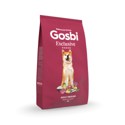 Gosbi Exclusive Adult Medium Iberian pork visavertis pašaras suaugusiems vidutinių veislių šunims 3 kg - nuotrauka 1