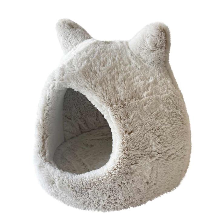 Būdelė Cat, kreminė, 43x43x42 cm