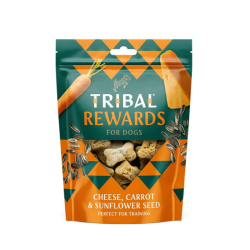 Tribal Rewards sausainiai šunims su sūriu, morkomis ir saulėgrąžomis, 125 g - nuotrauka 1