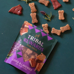 Tribal Rewards sausainiai šunims su kepenėlėmis ir levandomis, 125 g - nuotrauka 2