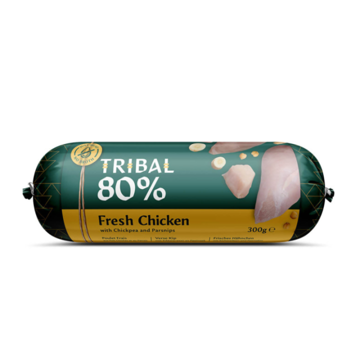 Tribal Gourmet Sausage dešra šunims su šviežia vištiena, 300 g