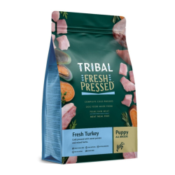Tribal Fresh Pressed šalto spaudimo pašaras jauniems šunims su kalakutiena, 2,5 kg - nuotrauka 1