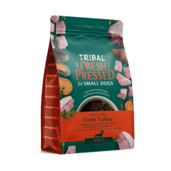 Tribal Fresh Pressed šalto spaudimo pašaras suaugusiems mažų veislių šunims su kalakutiena, 1,5 kg - nuotrauka 1