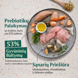 Tribal Fresh Pressed šalto spaudimo pašaras suaugusiems šunims su kalakutiena, 12 kg - nuotrauka 4
