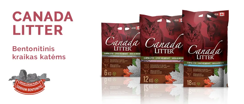 CANADA LITTER bentonitinis kraikas katėms